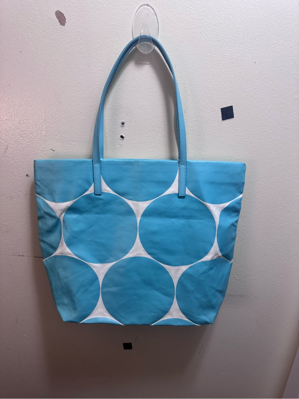 kate spade Aqua Dot Canvas Tote Bag - Picture 4 of 4